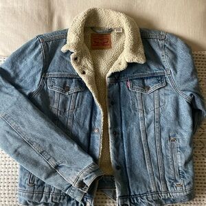 Levi’s Denim Sherpa-Lined Jacket